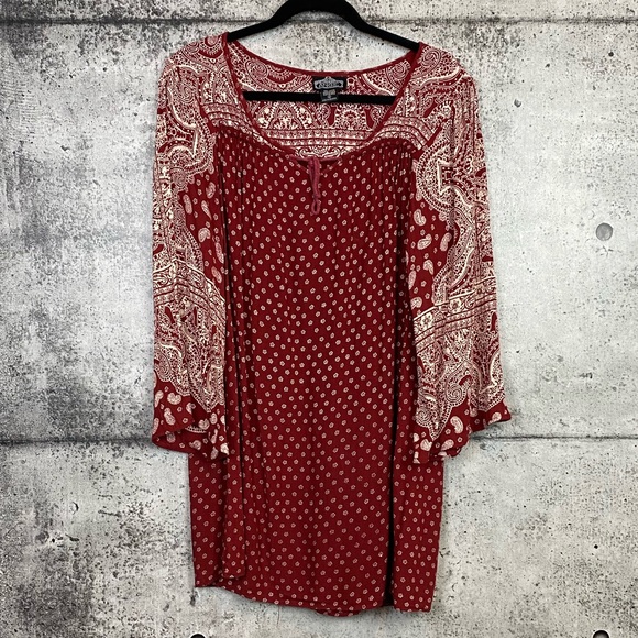 Angie // Boho Printed Tunic Blouse
